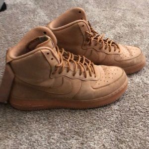 Nike Air Force, tan, size 11 men’s